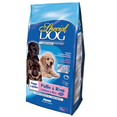Monge Special Dog Puppy and Junior chicken and Rice 1.50 kg 